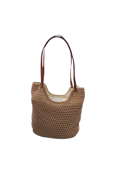 Aware Time Casual Shoulder and Beach Bag with Knitted Lining