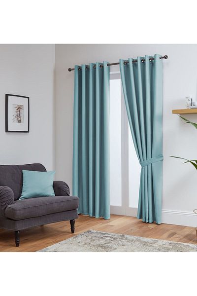 Demirhan Perde Blackout Thermal Blackout Curtain - Adds a Touch of Dreamy with Cream, Beige and Rustic Colors