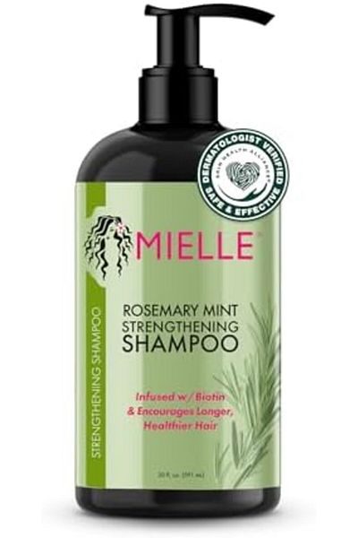 mielle organics Rosemary Mint Strengthening Shampoo - Mielle Organics, Sulfate and Paraben Free, 12 oz