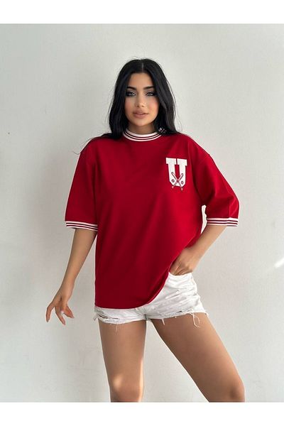 İLKCET MODA Μπλουζάκι USA Oversize Unisex