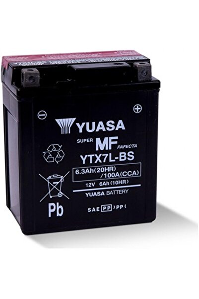 Yuasa HONDA SPACY 110 AKÜ YTX7L-BS 12V6AH100A
