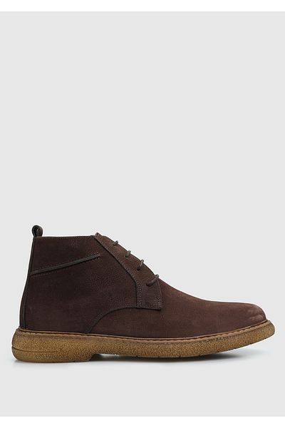 Provoq Brown Leather Men's Boots