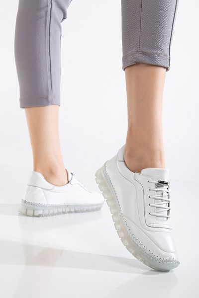 By Yağlıoğlu 00145300   Genuine Leather Full Orthopedic Soft Casual Shoes