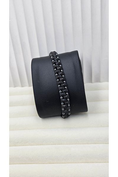 AURA Men's Bracelet Hematite Stone