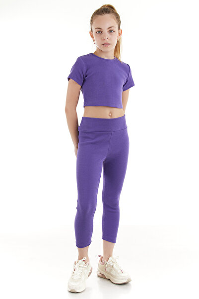 Colorinas Basic Capri Tshirt Takım