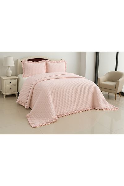 la lune home Adriana Ruffled Multi-Purpose Pique