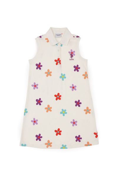 U.S. Polo Assn. Girl's Polo Neck Sleeveless Knitted Dress 50283280