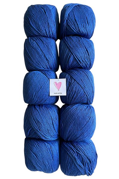 Makromİps 10 BUC (50grx10) PREMIUM AMIGURUMI PUNCH CORD BABY BUMBAC MOȘTĂ TRICOTAT CORDĂ HOBBY