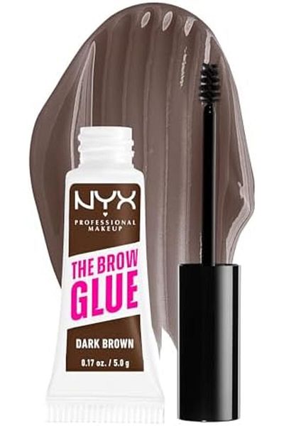 NYX Professional Makeup | THE BROW GLUE INSTANT BROW STYLER - DARK BROWN