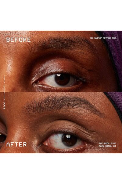 Professional Makeup The Brow Glue Instant Brow Styler, Dark Brown 04