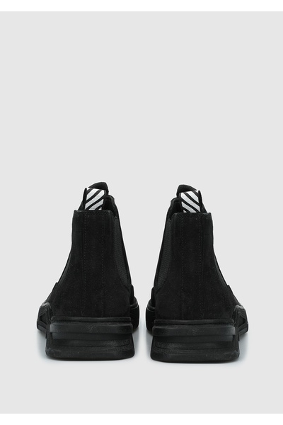 Provoq Fekete bőr férfi csizma