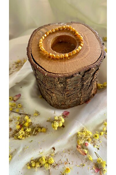 Butik Doğal Baltık Kehribar Bileklik Şifa Taşı