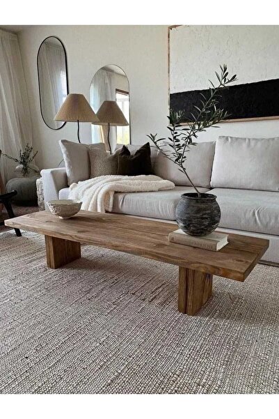 CESMİN Masif Ahşap Orta Sehpa / Bohem