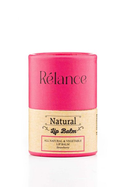 Relance Lip Care, Lipbalm, Moisturizer, Shea Butter, Strawberry, Colorless, Nourishing, 20g