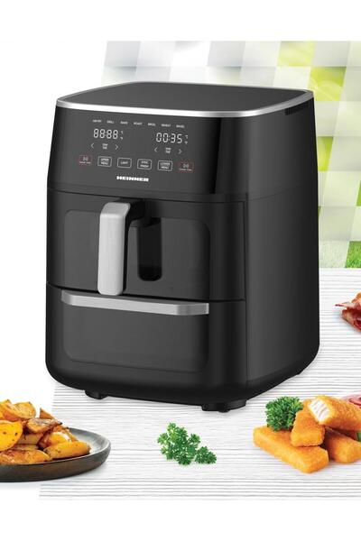 Heinner Friteuza dubla cu aer cald Heinner OvenFry Cook HAFO-M11BK1700