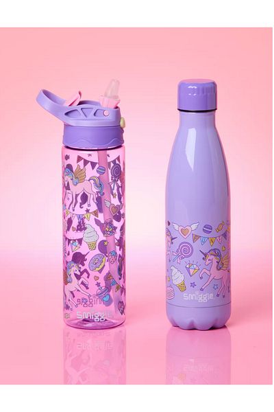 SMIGGLE Unicorn Patterned Bpa-Free Stainless Steel Flask 500 ml