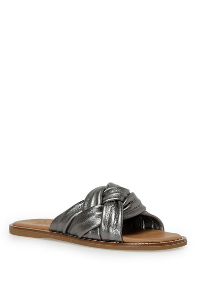 İnci İncı Kady 3Fx Anthracite Women's Flat Slippers