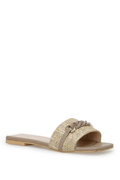 İnci İncı Antıa 3Fx Mink Women's Flat Slippers