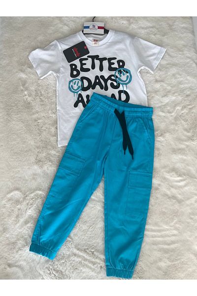 DMB KİDS Cargo Pocket T-Shirt Suit