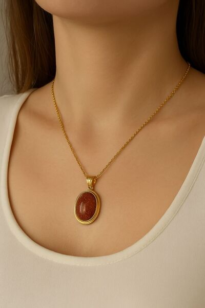 DURAN TAKI TASARIM Yıldız Taşı Gümüş Kolye