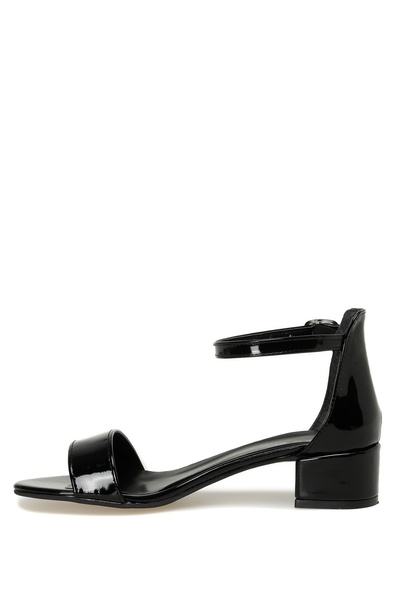 Miss F Ds21079 3fx černé dámské sandály na podpatku