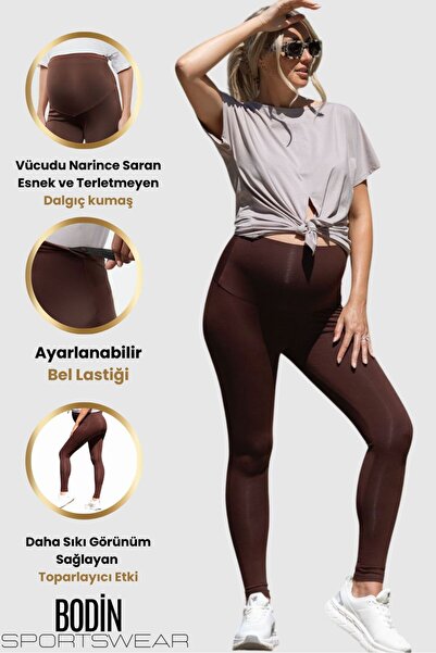 bodin Ayarlanabilir bel Toparlayıcı Hamile tayt