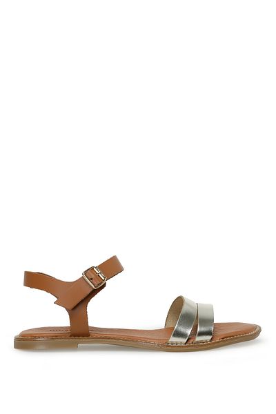 Nine West Dámské ploché sandály Vejo 3fx Gold