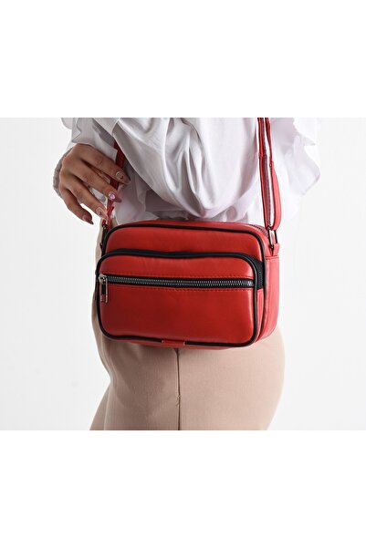 NahitaTyana Hakiki Deri Kadın Omuz Çantası Ve Çapraz Çanta Çok Bölmeli, Günlü...