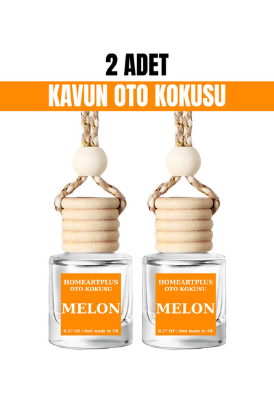 homeartplus 2 Li Kavun oto kokusu parfüm ip askılı 8ML