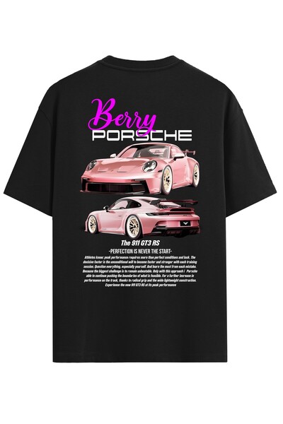 VEK تي شيرت بورشه ديزاين كبير الحجم للجنسين