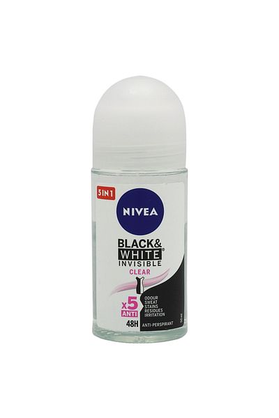 NIVEA ANTIPERSPIRANT ROLL ON 50ML INVISIBLE CLEAR