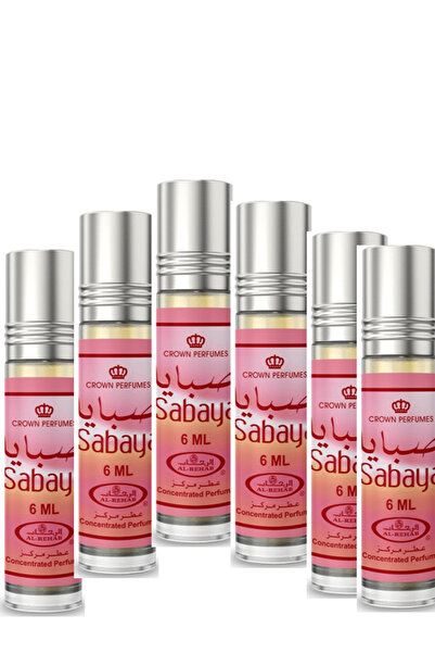 ALREHAB الرحاب عطر مركز صبايا 6 مل * 6 قطع