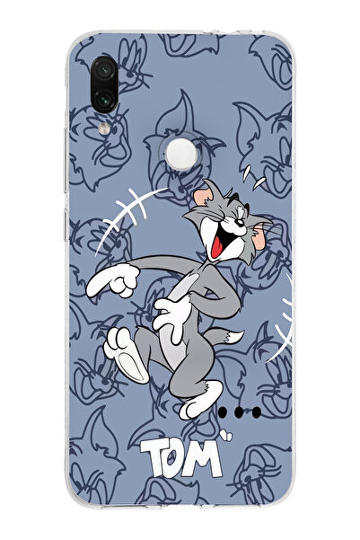 moonset Xiaomi Redmi Note 7 Uyumlu Tom Tasarımlı Baskılı Şeffaf Telefon Kılıfı