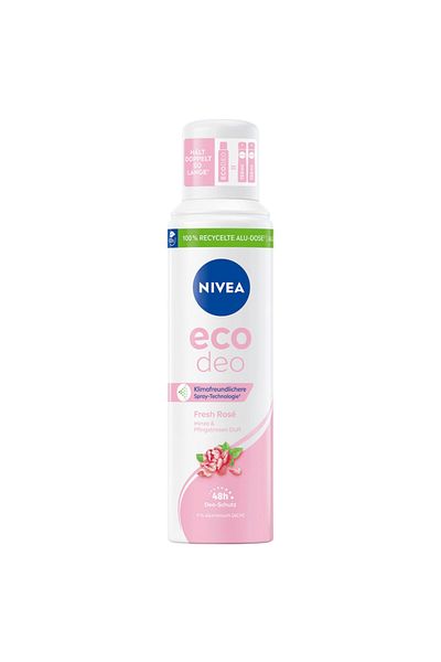 NIVEA ANTIPERSPIRANT DEO 125ML WOMEN ECO FRESH ROSE