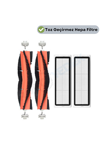 robotyedek Xiaomi Mop 2 Pro 3D - Atenție: Cu cameră-Plus Global, compatibil cu perie principală și filtru Hepa-4 piese