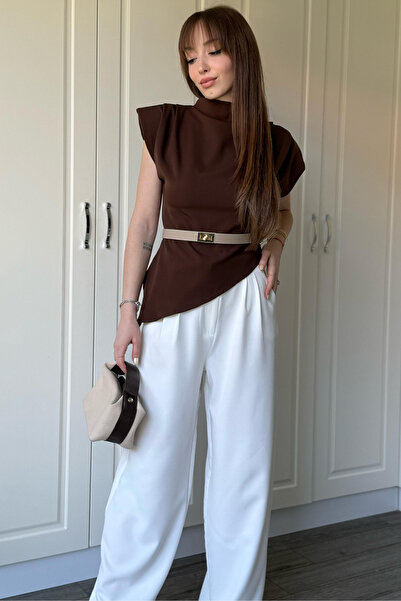 Dilay Gökoğlu Butik Білі штани Палаццо