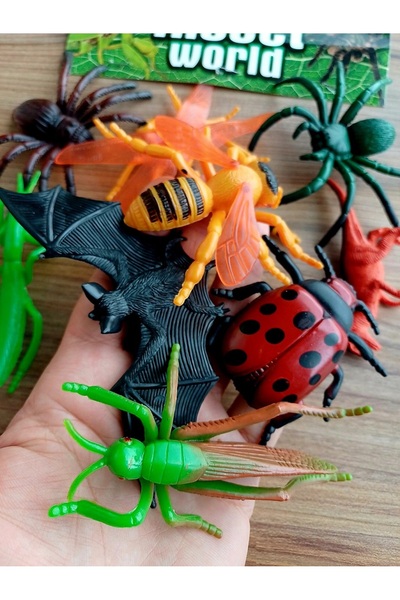 OYUNCAKSAHİLİ Sürüngen Hayvanlar Korku Şaka Yapma Peygamber Devesi Çekirge Örümcek Tarantula Trex Yusufcuk 9lu