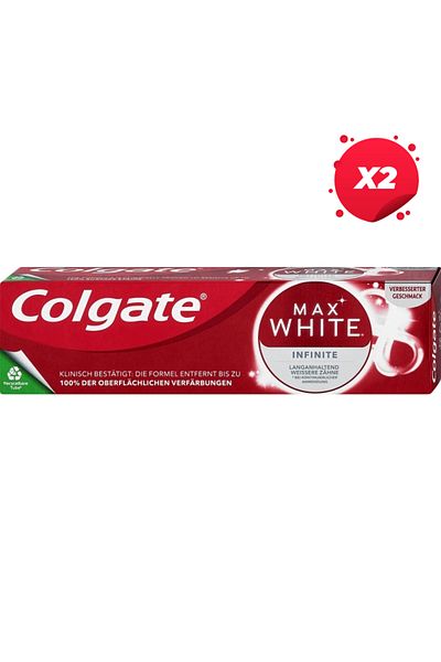 Colgate X2 - COLGATE TOOTHPASTE 75ML MAX WHITE INFINITE
