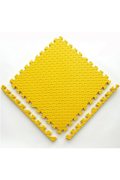 CARPAZAR Eva Damla Desen Mat Köpük Halı Matı Puzzle Geçmeli Oyun Spor Pilates Mat 50x50 13mm