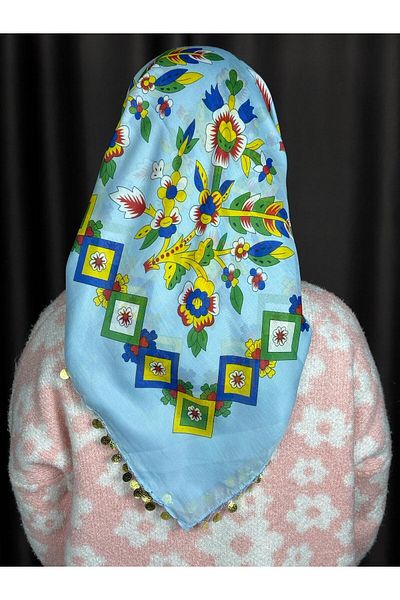 Sobe Hediyelik Çengelköy Slap Sequin Writing Scarf