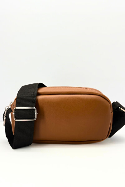 Bersia Taba Tek Fermuar Bölmeli Ayarlanabilir Çapraz Askılı Kadın Mini Urban ...