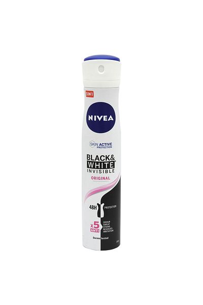 NIVEA ANTIPERSPIRANT DEO 200ML INVISIBLE BW ORIGINAL