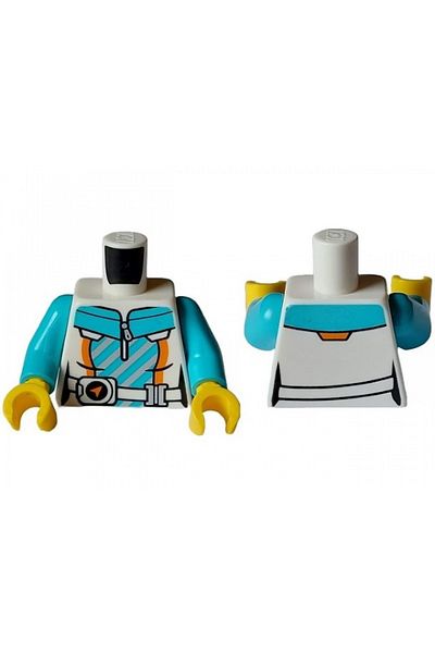 LEGO Custom Minifigure - Minifigure Body Torso Colorful Racing Jumpsuit Speed Champions