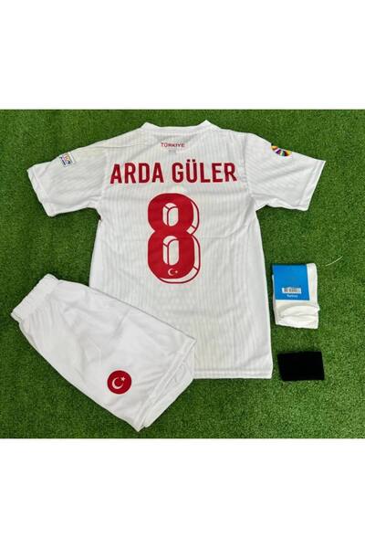 Alaturka Mix Türkiye Euro 2024 Arda Güler 8 Numara Çocuk 4'lü Set Hediyeli Be...