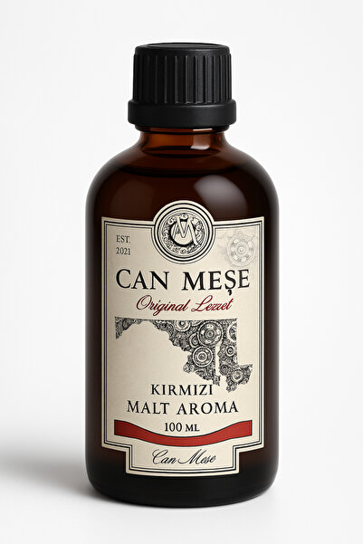 Can Meşe Kırmızı Malt Aroma Kiti - Orijinal Lezzet - Malt Karışım 100ml (5 LİTRE IÇİN UYUMLUDUR)