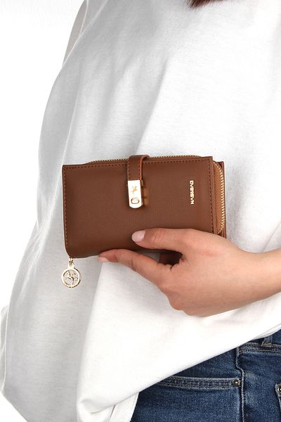 Nas Bag Dona Women's Wallet - Nsc-035 Resistant to Tan
