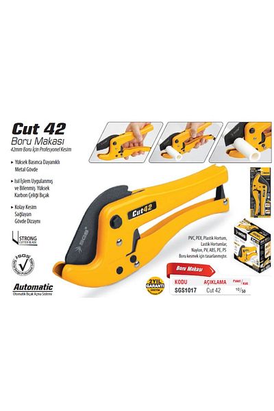 İBTAŞ Sgs1017 Pipe Cutting Scissors 42mm