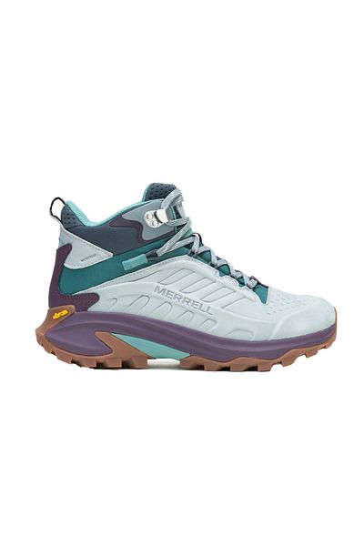 Merrell J038222 Moab Speed ​​2 Ltr Mid Wp Women's Outdoor Hiking Boots Gray Purple