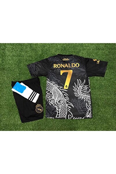 Lion Spor Cr7 Cristiano Ronaldo Dragon Dragon Patterned Children's Jersey (Je...