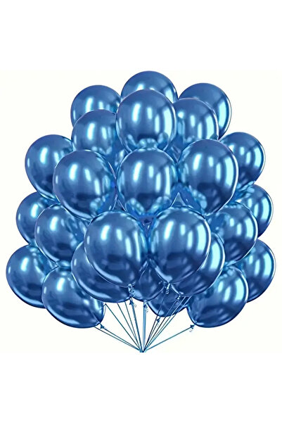 party world 30 بالونة كروم لاتكس 12 بوصة (اختيار اللون)